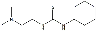 1-cyclohexyl-3-[2-(dimethylamino)ethyl]thiourea 구조식 이미지