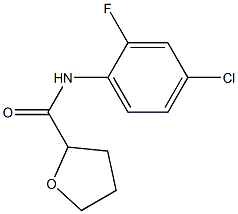 N-(4-chloro-2-fluorophenyl)oxolane-2-carboxamide 구조식 이미지