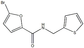 5-bromo-N-(thiophen-2-ylmethyl)furan-2-carboxamide 구조식 이미지