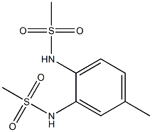 N-[2-(methanesulfonamido)-4-methylphenyl]methanesulfonamide 구조식 이미지