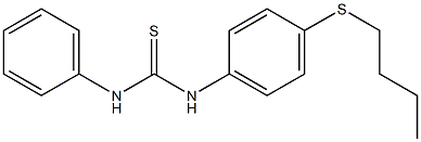 1-(4-butylsulfanylphenyl)-3-phenylthiourea 구조식 이미지