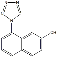 8-(tetrazol-1-yl)naphthalen-2-ol 구조식 이미지