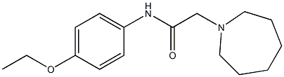 2-(azepan-1-yl)-N-(4-ethoxyphenyl)acetamide Structure