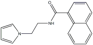 N-(2-pyrrol-1-ylethyl)naphthalene-1-carboxamide Structure
