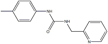 1-(4-methylphenyl)-3-(pyridin-2-ylmethyl)urea 구조식 이미지