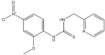 1-(2-methoxy-4-nitrophenyl)-3-(pyridin-2-ylmethyl)thiourea 구조식 이미지