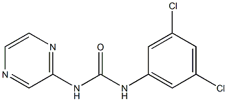 1-(3,5-dichlorophenyl)-3-pyrazin-2-ylurea 구조식 이미지