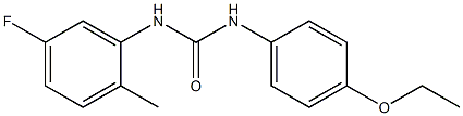 1-(4-ethoxyphenyl)-3-(5-fluoro-2-methylphenyl)urea 구조식 이미지