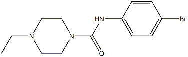 N-(4-bromophenyl)-4-ethylpiperazine-1-carboxamide Structure