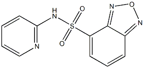 N-pyridin-2-yl-2,1,3-benzoxadiazole-4-sulfonamide 구조식 이미지