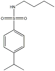 N-butyl-4-propan-2-ylbenzenesulfonamide 구조식 이미지