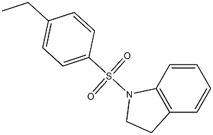 1-(4-ethylphenyl)sulfonyl-2,3-dihydroindole 구조식 이미지