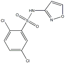 2,5-dichloro-N-(1,2-oxazol-3-yl)benzenesulfonamide Structure
