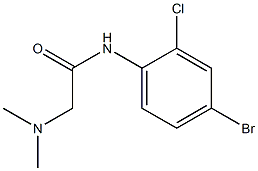 N-(4-bromo-2-chlorophenyl)-2-(dimethylamino)acetamide Structure