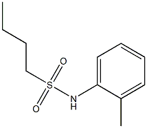 N-(2-methylphenyl)butane-1-sulfonamide Structure