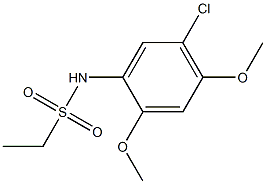 N-(5-chloro-2,4-dimethoxyphenyl)ethanesulfonamide Structure