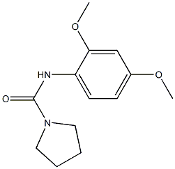 N-(2,4-dimethoxyphenyl)pyrrolidine-1-carboxamide 구조식 이미지