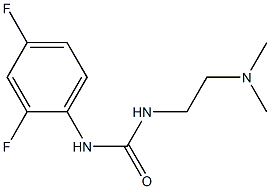 1-(2,4-difluorophenyl)-3-[2-(dimethylamino)ethyl]urea Structure