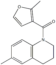 (6-methyl-3,4-dihydro-2H-quinolin-1-yl)-(2-methylfuran-3-yl)methanone Structure