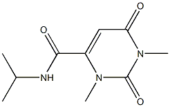 1,3-dimethyl-2,6-dioxo-N-propan-2-ylpyrimidine-4-carboxamide Structure