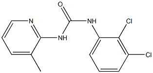 1-(2,3-dichlorophenyl)-3-(3-methylpyridin-2-yl)urea 구조식 이미지