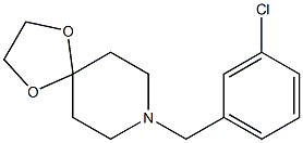 8-[(3-chlorophenyl)methyl]-1,4-dioxa-8-azaspiro[4.5]decane 구조식 이미지