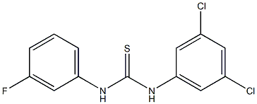1-(3,5-dichlorophenyl)-3-(3-fluorophenyl)thiourea 구조식 이미지