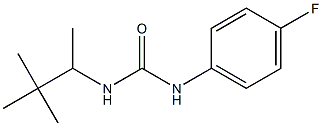 1-(3,3-dimethylbutan-2-yl)-3-(4-fluorophenyl)urea 구조식 이미지