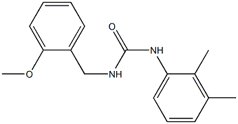 1-(2,3-dimethylphenyl)-3-[(2-methoxyphenyl)methyl]urea Structure