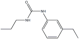 1-(3-ethylphenyl)-3-propylurea 구조식 이미지
