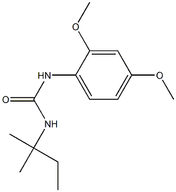 1-(2,4-dimethoxyphenyl)-3-(2-methylbutan-2-yl)urea 구조식 이미지