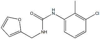 1-(3-chloro-2-methylphenyl)-3-(furan-2-ylmethyl)urea Structure