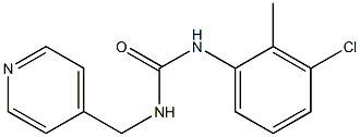 1-(3-chloro-2-methylphenyl)-3-(pyridin-4-ylmethyl)urea 구조식 이미지