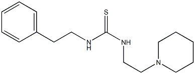 1-(2-phenylethyl)-3-(2-piperidin-1-ylethyl)thiourea 구조식 이미지