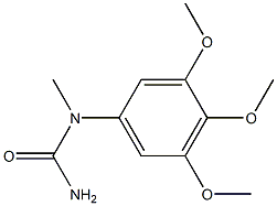 (3,4,5-trimethoxyphenyl)methylurea Structure