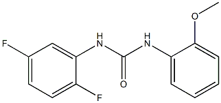 1-(2,5-difluorophenyl)-3-(2-methoxyphenyl)urea 구조식 이미지