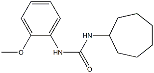 1-cycloheptyl-3-(2-methoxyphenyl)urea 구조식 이미지