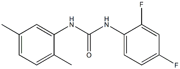 1-(2,4-difluorophenyl)-3-(2,5-dimethylphenyl)urea Structure