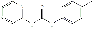 1-(4-methylphenyl)-3-pyrazin-2-ylurea 구조식 이미지