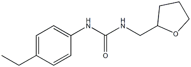 1-(4-ethylphenyl)-3-(oxolan-2-ylmethyl)urea Structure