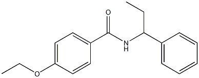 4-ethoxy-N-(1-phenylpropyl)benzamide 구조식 이미지