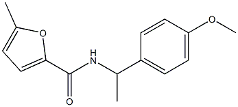 N-[1-(4-methoxyphenyl)ethyl]-5-methylfuran-2-carboxamide Structure