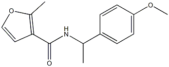 N-[1-(4-methoxyphenyl)ethyl]-2-methylfuran-3-carboxamide Structure