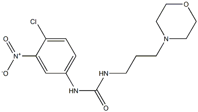 1-(4-chloro-3-nitrophenyl)-3-(3-morpholin-4-ylpropyl)urea Structure