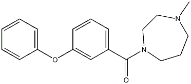 (4-methyl-1,4-diazepan-1-yl)-(3-phenoxyphenyl)methanone 구조식 이미지