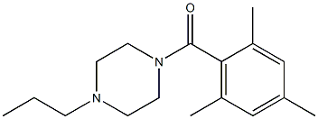 (4-propylpiperazin-1-yl)-(2,4,6-trimethylphenyl)methanone 구조식 이미지