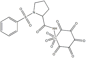 1-(benzenesulfonyl)-N-(4-octoxyphenyl)pyrrolidine-2-carboxamide 구조식 이미지