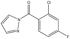 (2-chloro-4-fluorophenyl)-pyrazol-1-ylmethanone 구조식 이미지