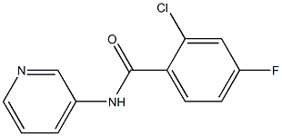 2-chloro-4-fluoro-N-pyridin-3-ylbenzamide Structure