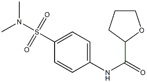 N-[4-(dimethylsulfamoyl)phenyl]oxolane-2-carboxamide Structure